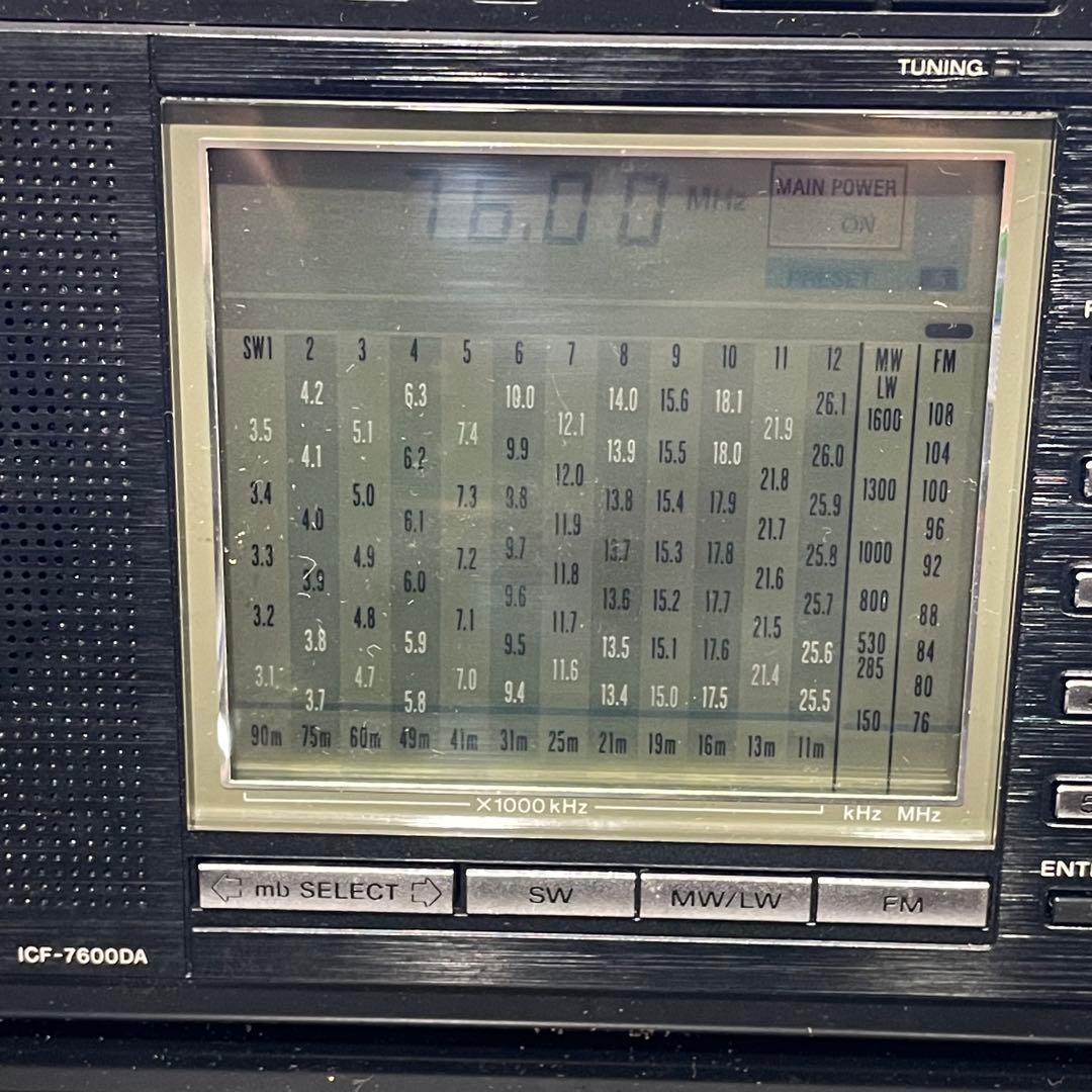 SONY ICF-7600DA 動作確認済