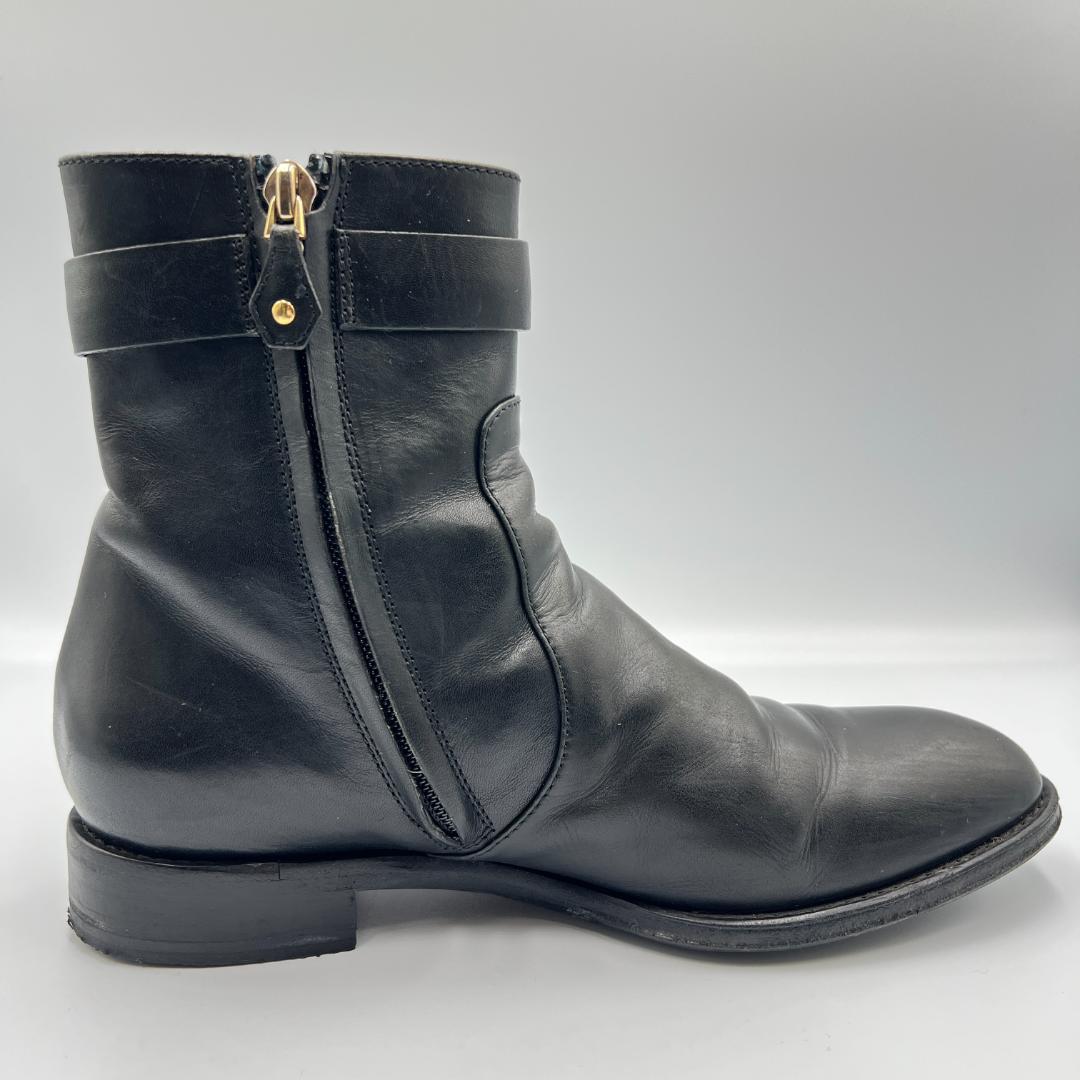 【綺麗】ルイヴィトン ショートブーツ モノグラムフラワー 23.5cm LVロゴ