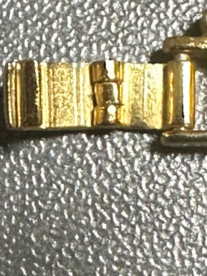 ゴールドチェーンブレスレット ケース付き　S925 18kコーティング