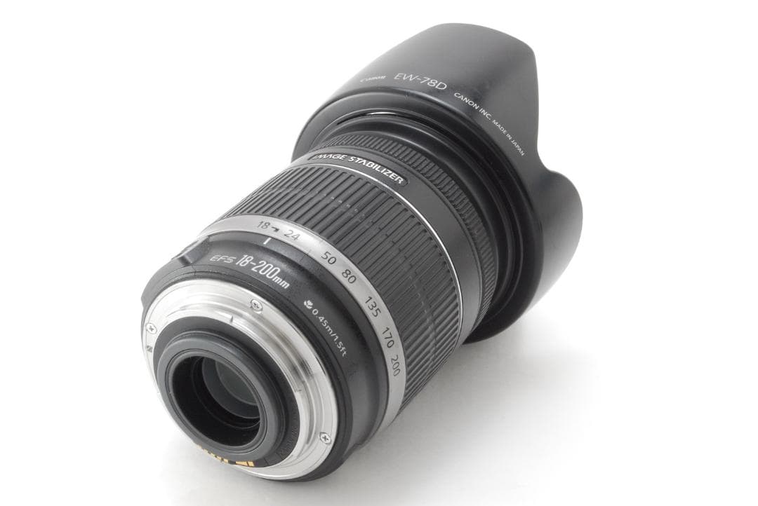 レンズ(ズーム) Canon EF-S 18-200mm f/3.5-5.6 IS L0339