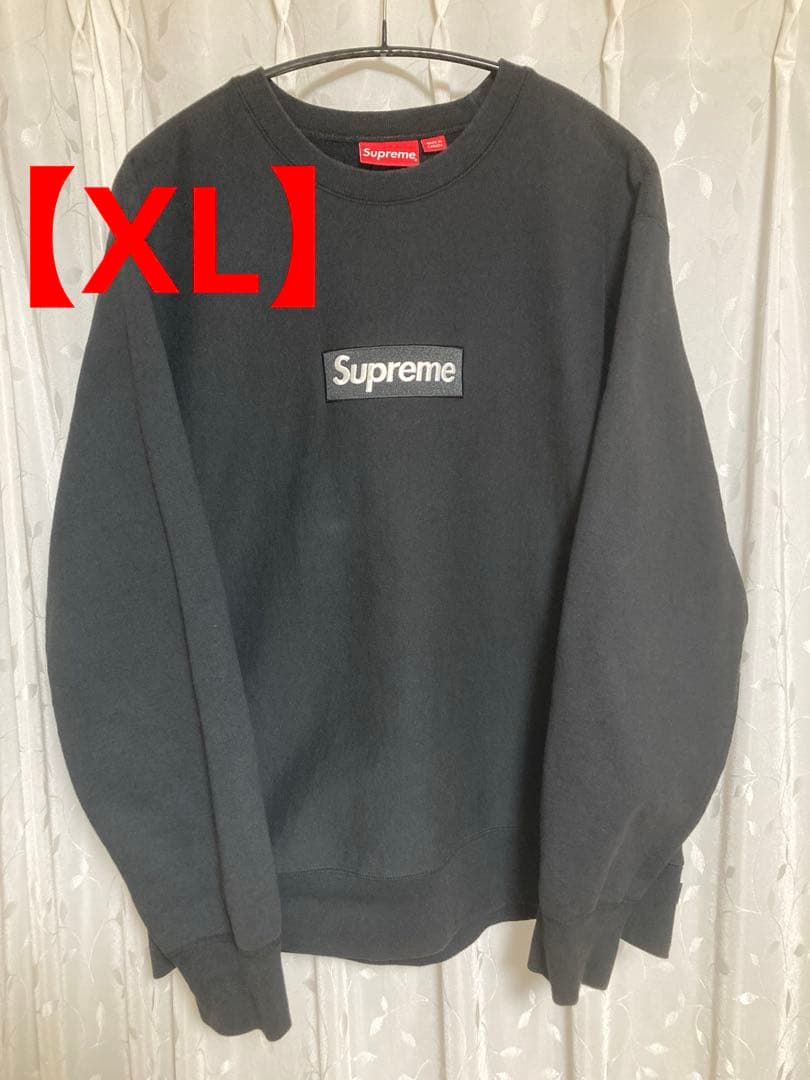 【XL】2018AW Supreme Boxlogo Crewneck