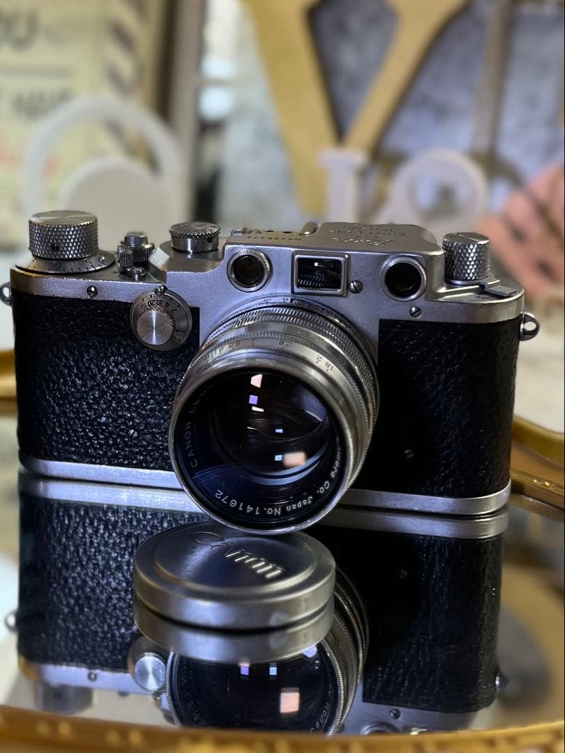 Leica IIIc バルナックライカ Canon 50mm f1.8付き