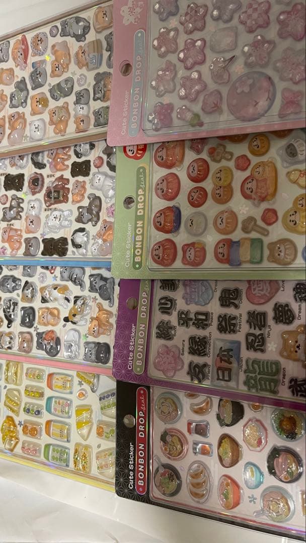 【正規品】ボンボンドロップシール　和柄　第2弾　８種コンプリートセット