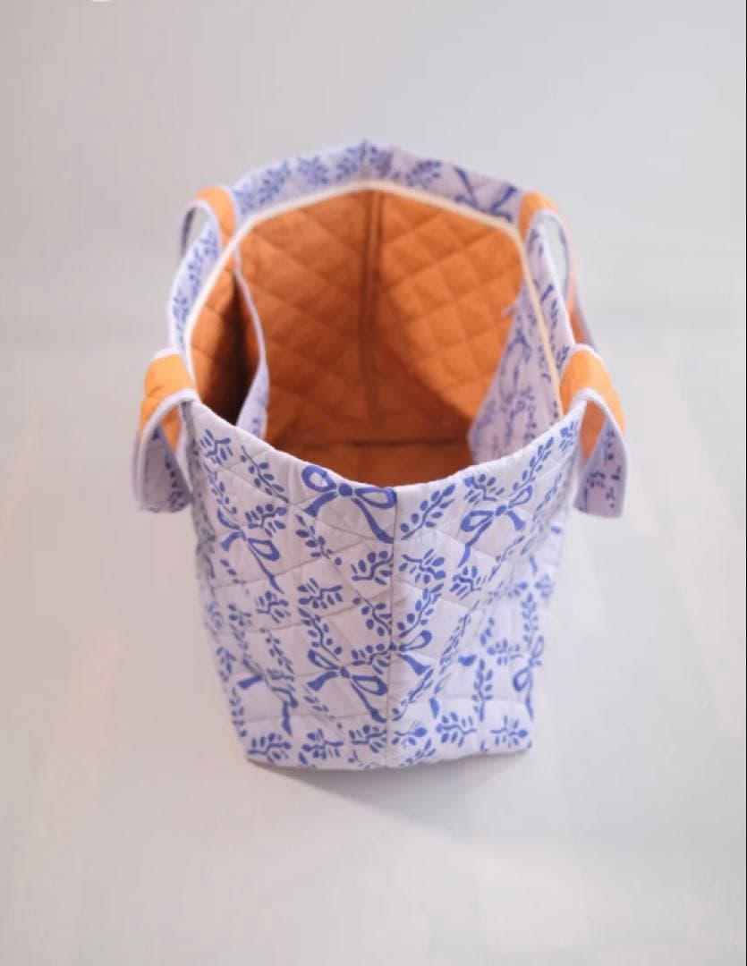 melted butter リボンキルトバッグ