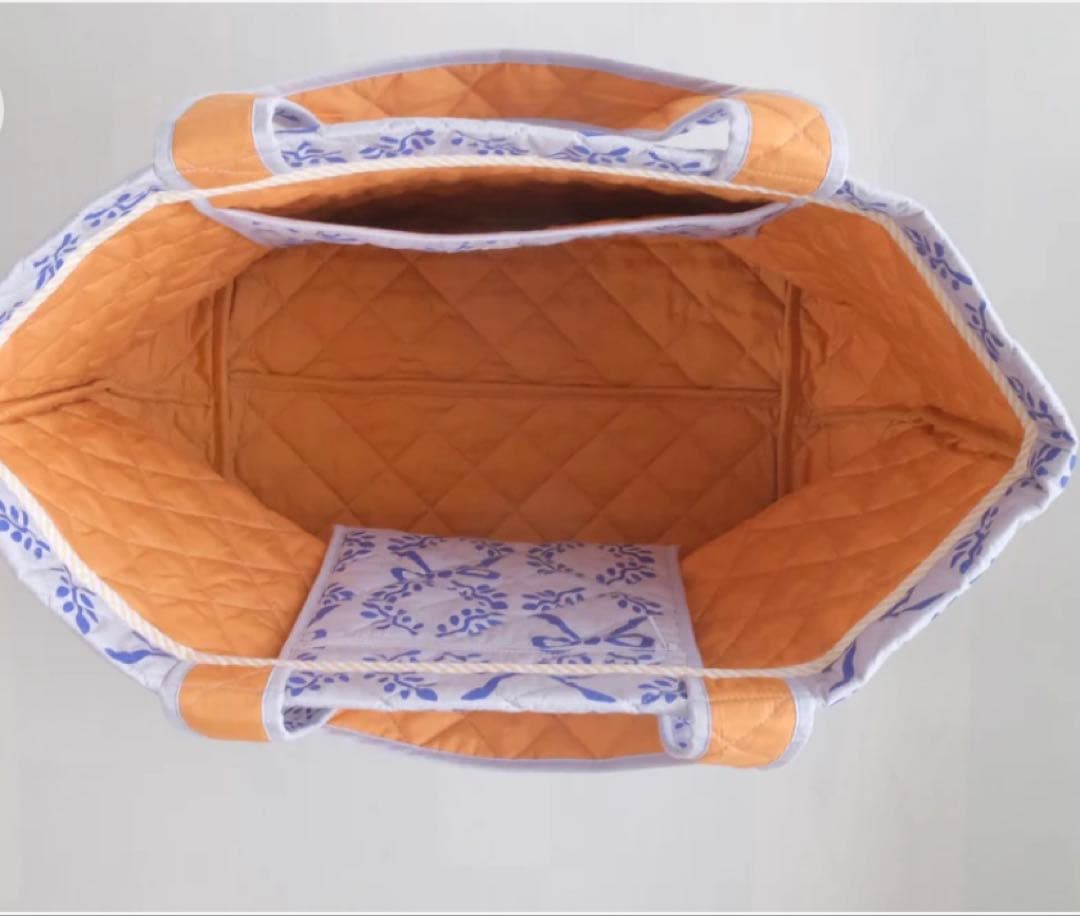 melted butter リボンキルトバッグ