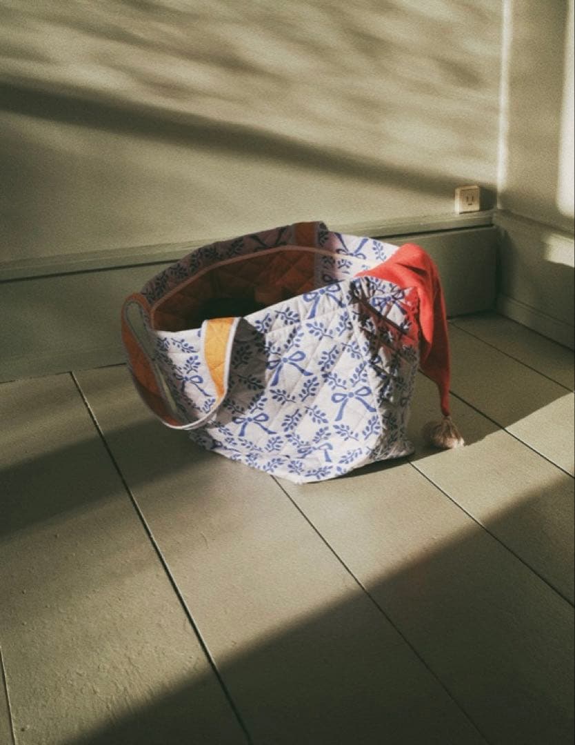 melted butter リボンキルトバッグ