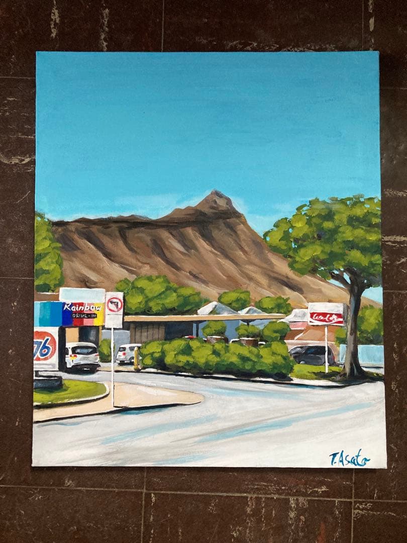 ハワイ　風景画