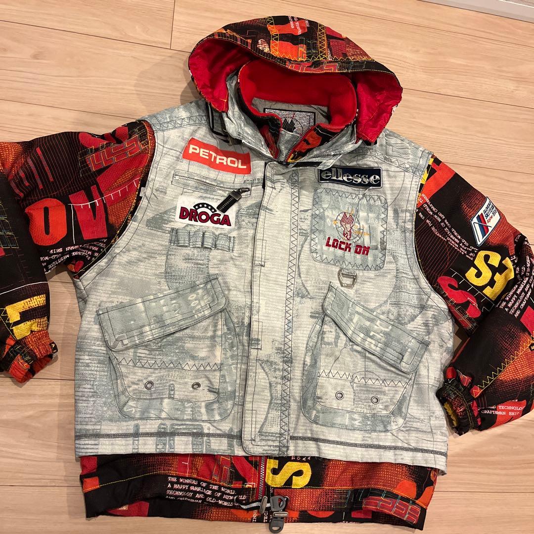 ellesse エレッセ　スロベニア　スキー　ボードウェア　セットアップメンズL