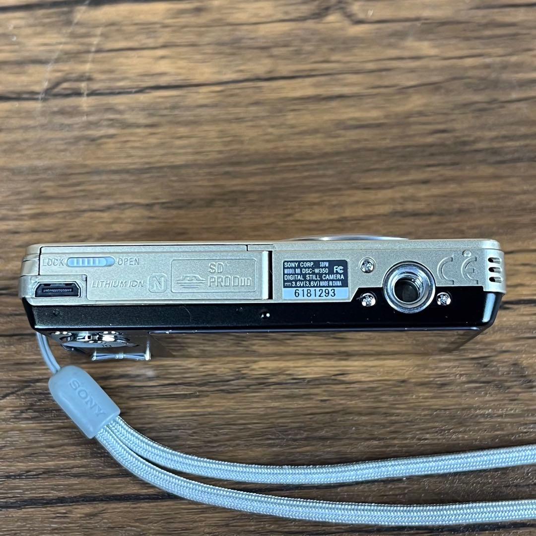 【匿名発送】SONY Cyber-shot DSC-W350 デジカメ　充電器付