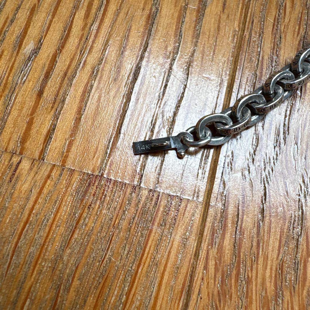 クロムハーツペーパーチェーンブレスレット8インチ