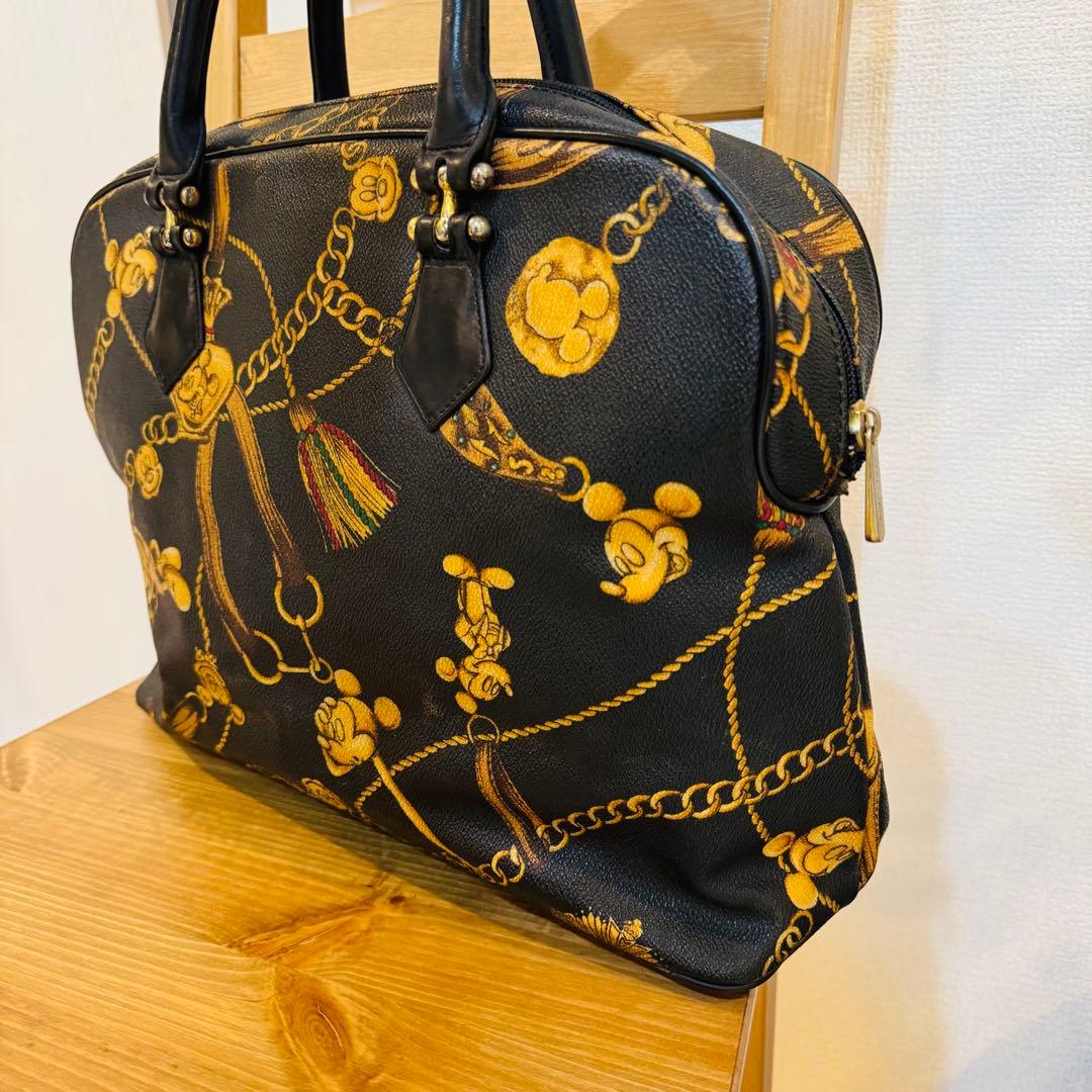 激レア PARTY-PARTY　ディズニー　ミッキー　ハンドバッグ 牛革