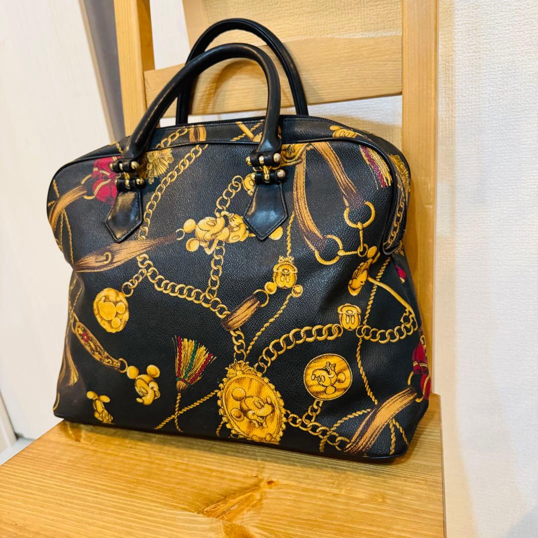 激レア PARTY-PARTY　ディズニー　ミッキー　ハンドバッグ 牛革