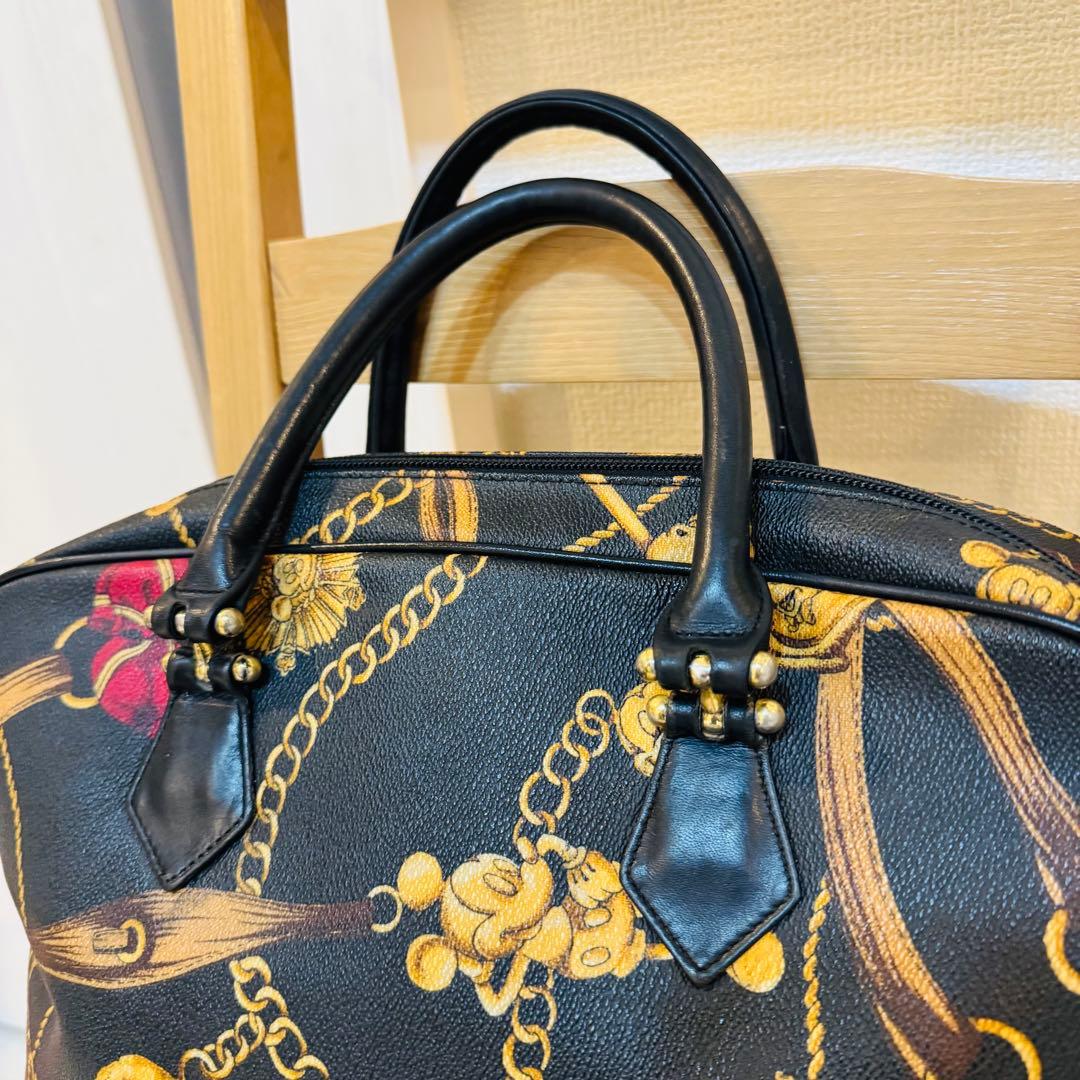 激レア PARTY-PARTY　ディズニー　ミッキー　ハンドバッグ 牛革