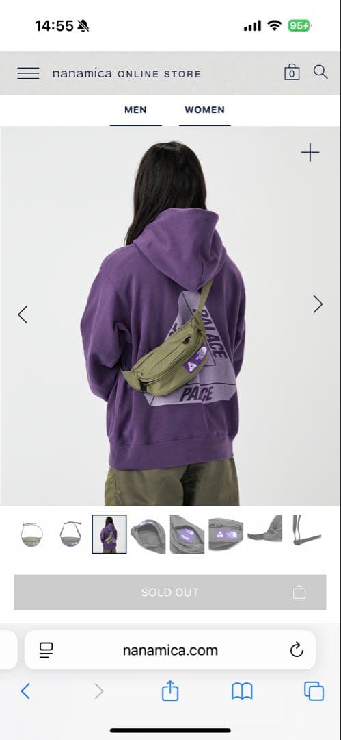 バッグ Mountain Wind Waist Bag \"Asphalt Gray\"