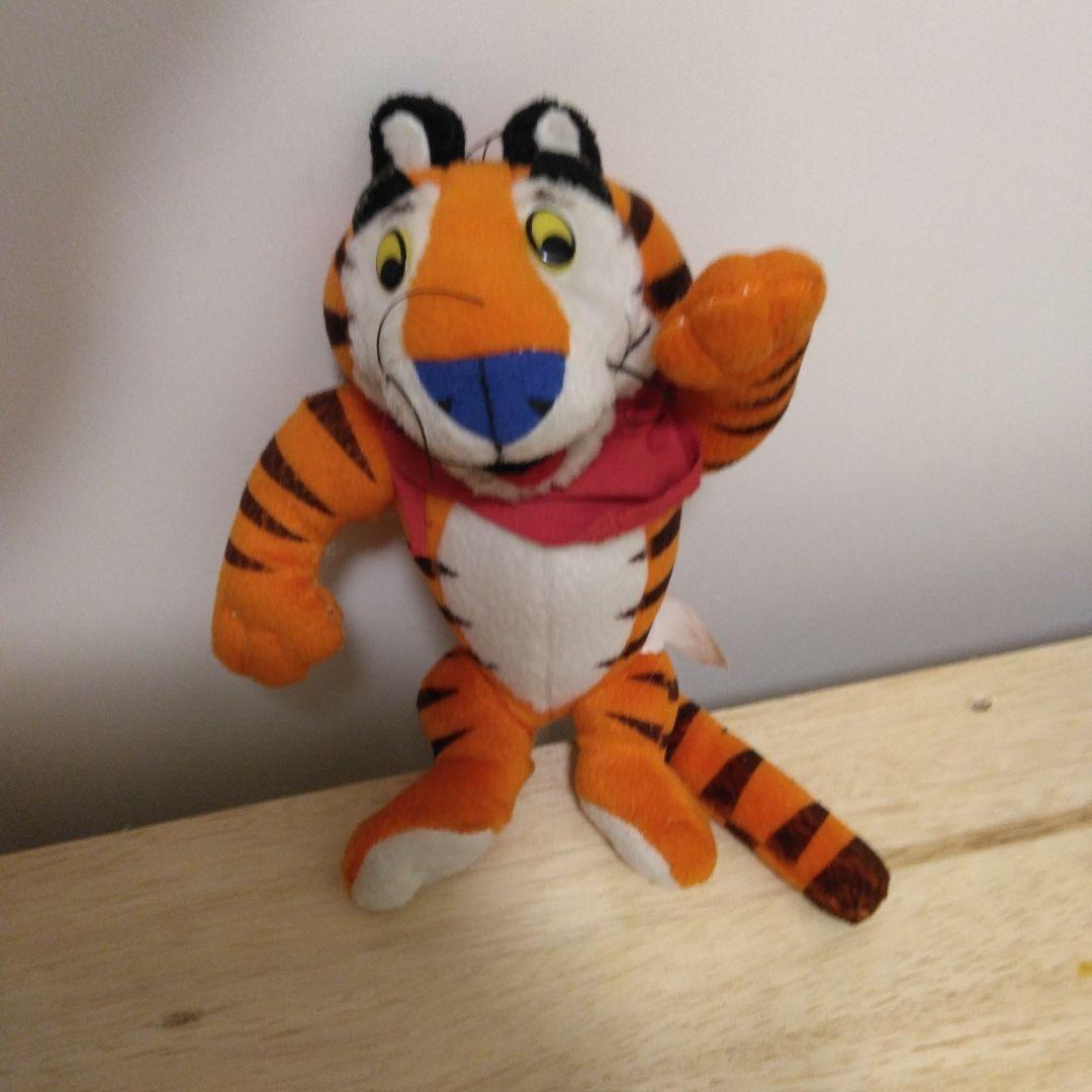 1500円値引希少品20年程前のケロッグトニーザラスタイガーぬいぐるみ親子限定品