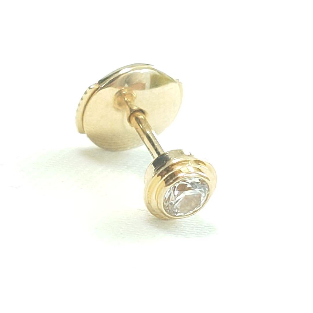 【美品】カルティエ ダムール ミディアム MM ピアス 片耳用 6448