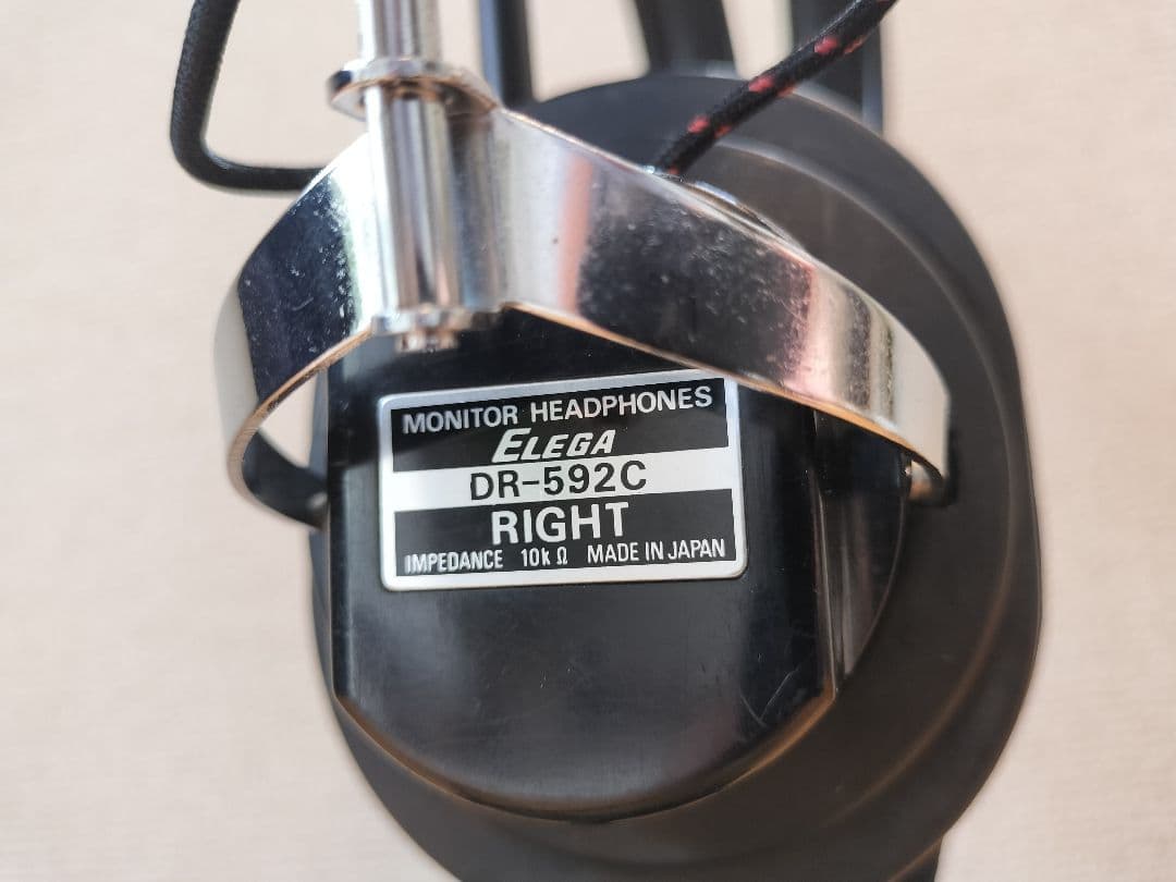 希少 ELEGA エレガ DR-592C モニターヘッドホン