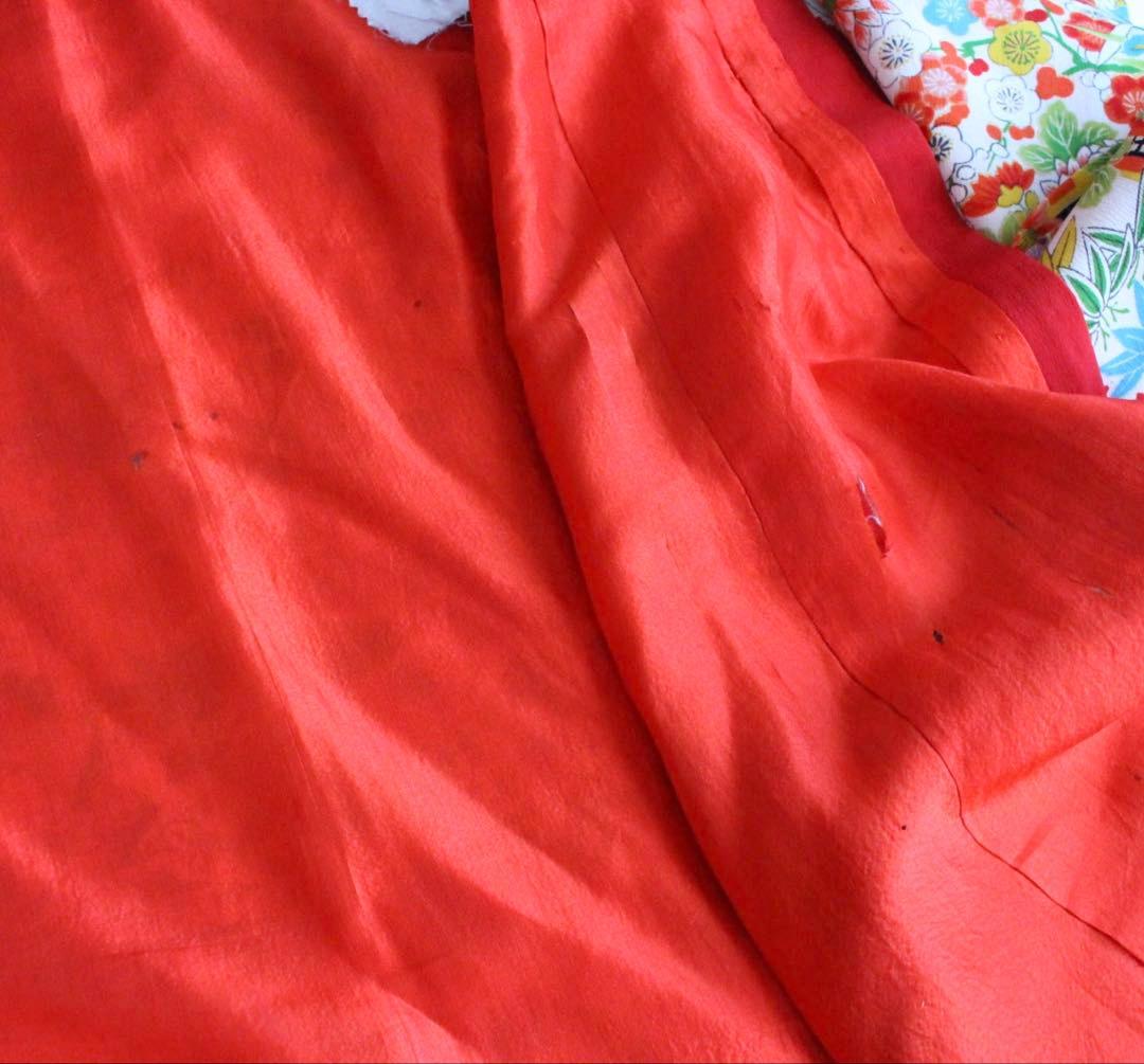 七五三 3歳 女の子 子供 アンティーク 着物 被布 セット