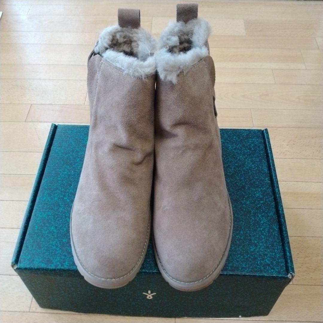 【未使用品】EMU Australia ムートンサイドゴアブーツ 25cm