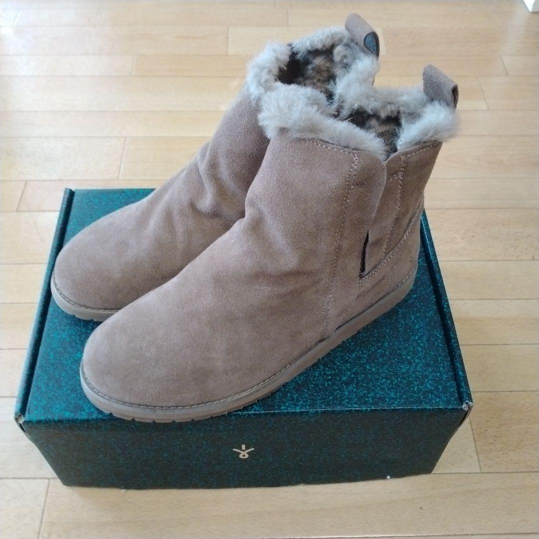 【未使用品】EMU Australia ムートンサイドゴアブーツ 25cm