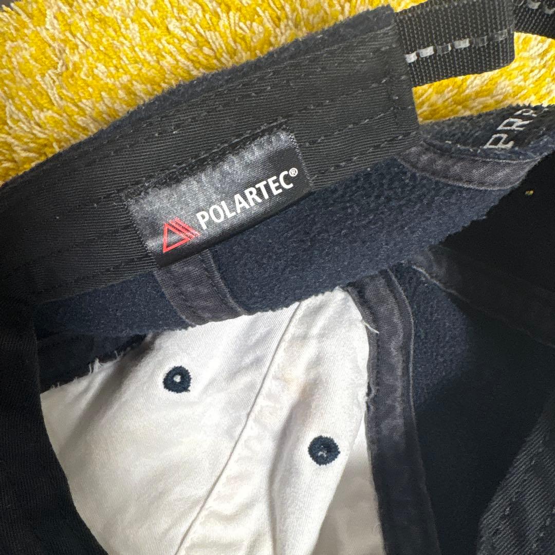 supreme ポーラテック キャップ ブラック