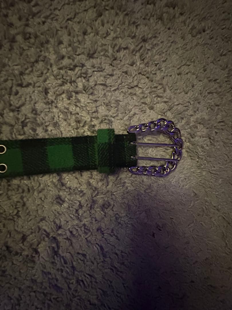 「完売品」Afb 緑 belt チェックベルト　円堂守着用　M サイズ