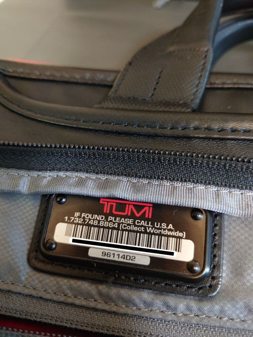 【美品】TUMI ALPHA2 96114D2 ブラック ビジネスバッグ