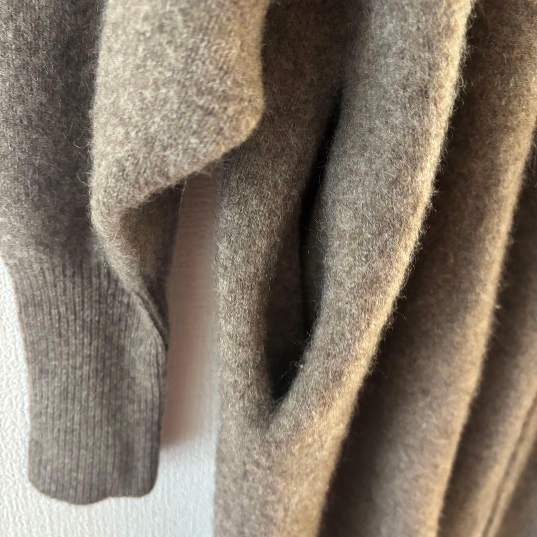 Curensology ヤク ロングニットカーディガン