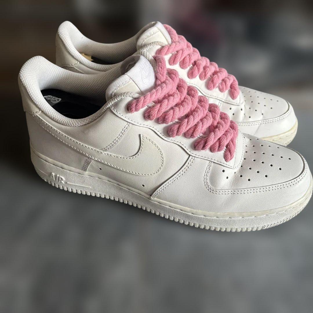 ナイキ　エアフォース1 　ロープフォース　ロープカスタム　ピンク　26㎝