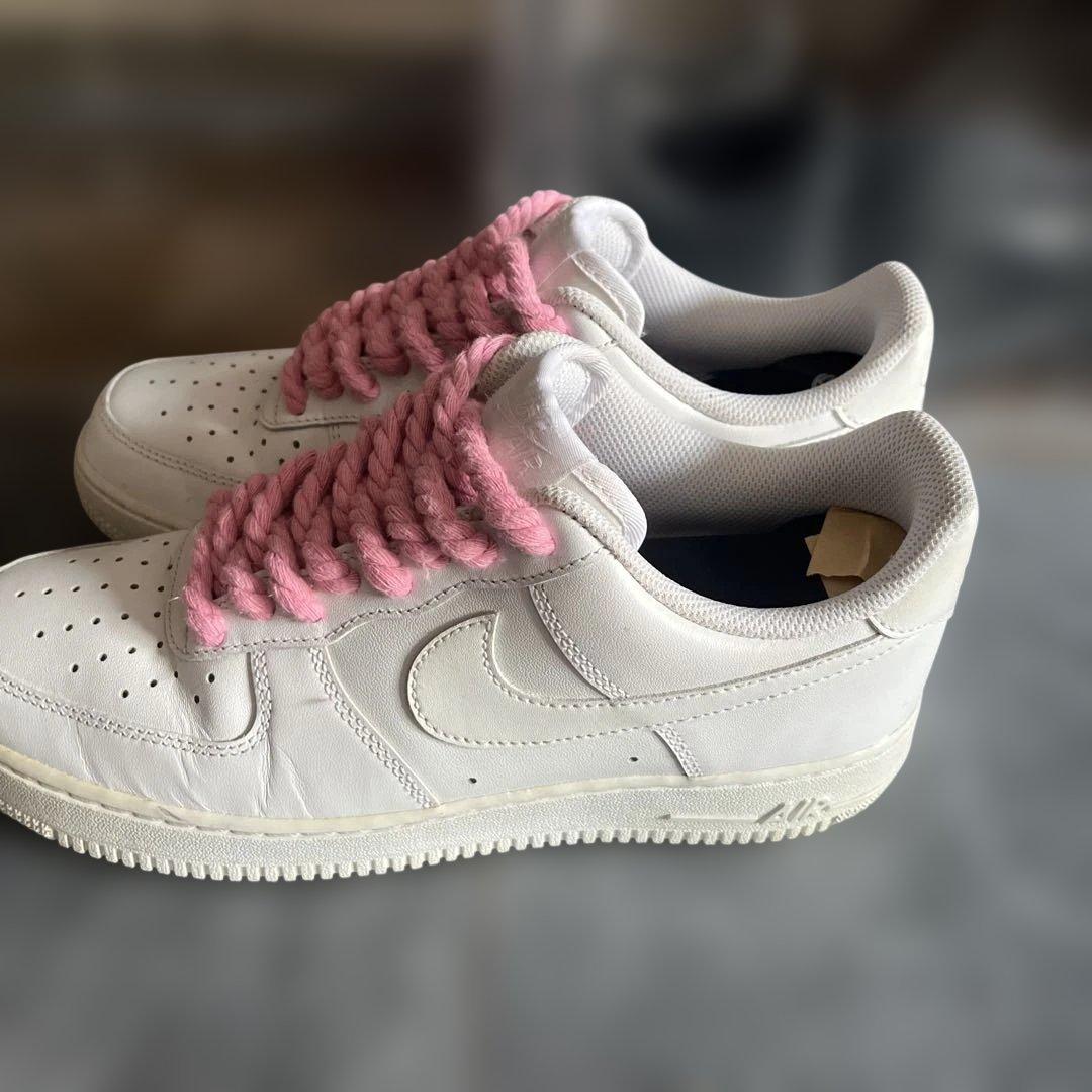 ナイキ　エアフォース1 　ロープフォース　ロープカスタム　ピンク　26㎝