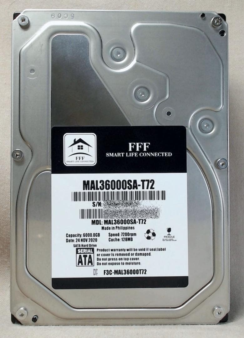 外付けハードディスク・ドライブ Logitec 6TB LGB-EKU3 Martial MAL36000SA