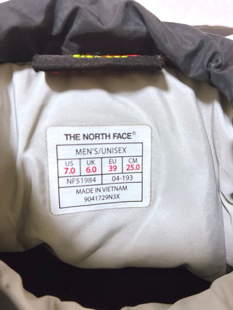 m!! NORTH FACEノースフェイス ヌプシブーツ　スノーブーツ25