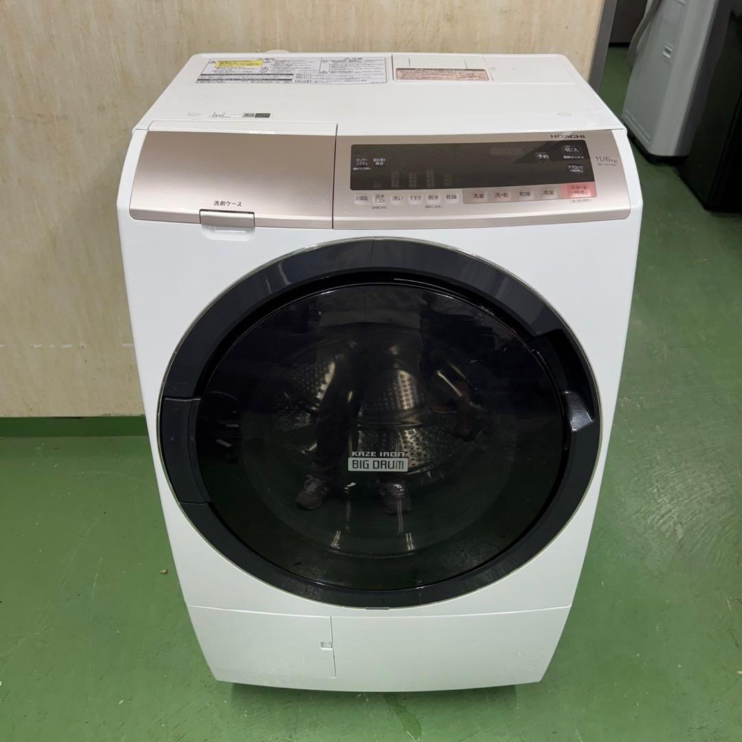 207★2019年製★日立　ドラム式洗濯機　11KG 大型　ファミリー