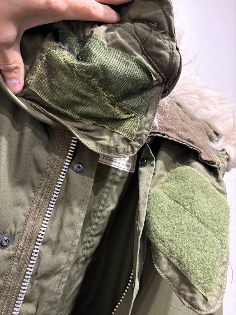 yomogi初期アルミジップ　フィッシュテールパーカーモッズコート