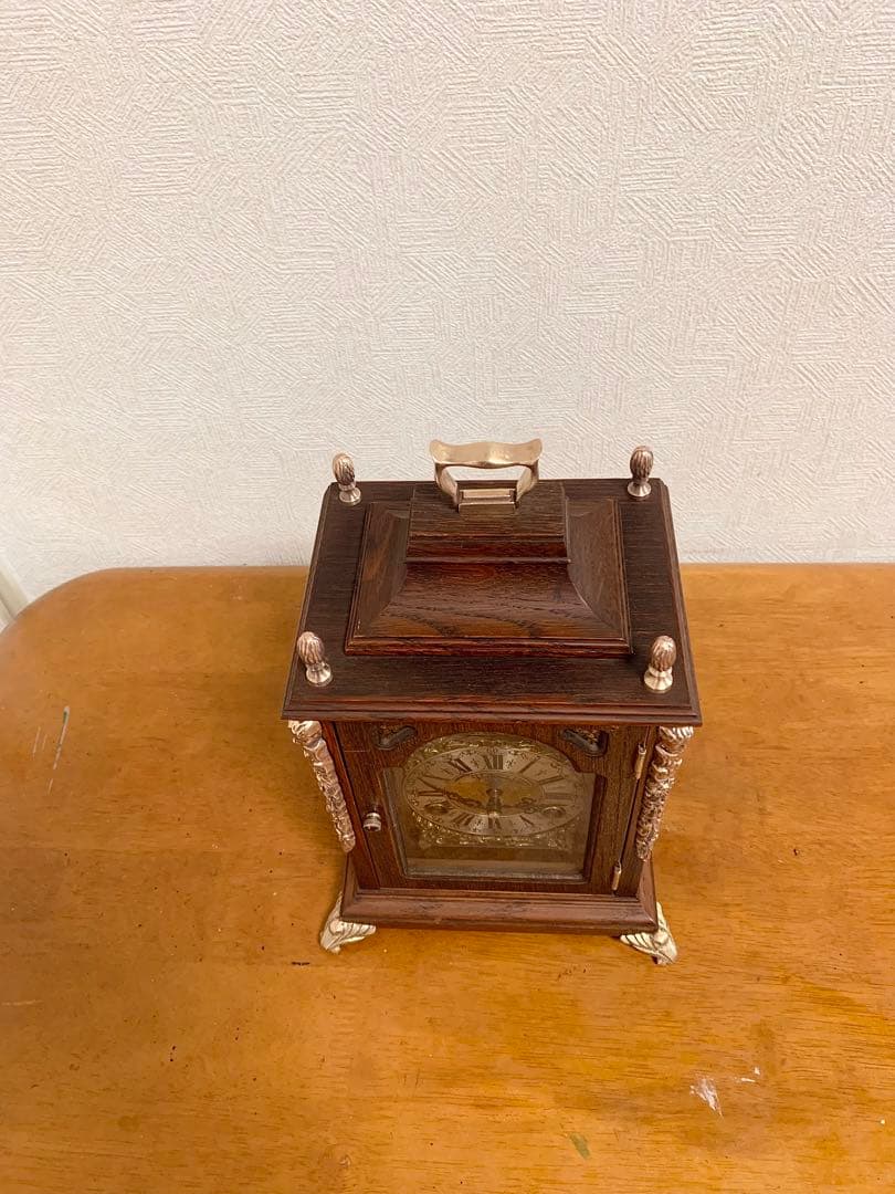 アンティーク WUBA Warmink 置時計 オランダ製 ムーンフェイズ