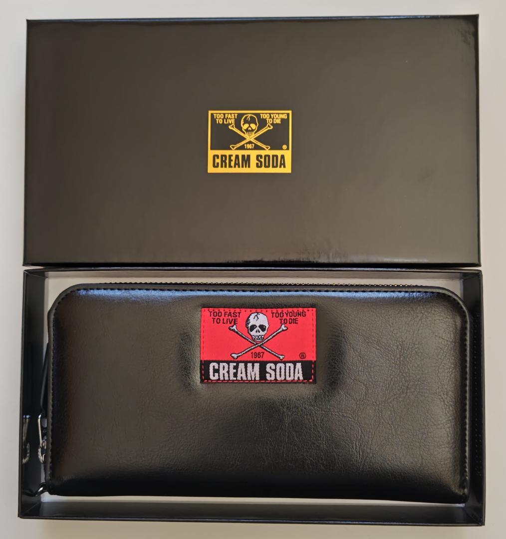 【新品】ピンクドラゴン / Cream Soda ファスナー ウォレット