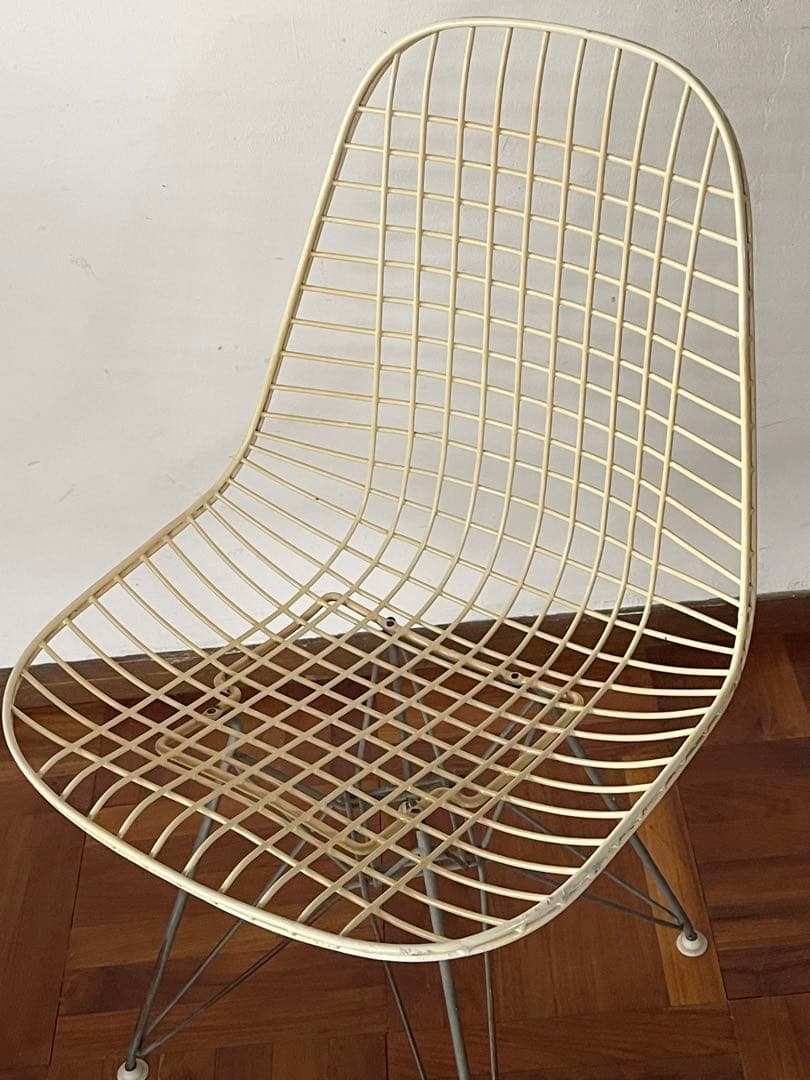 ハーマンミラー イームズ DKR ワイヤー チェア ビキニパッド ブルー 2