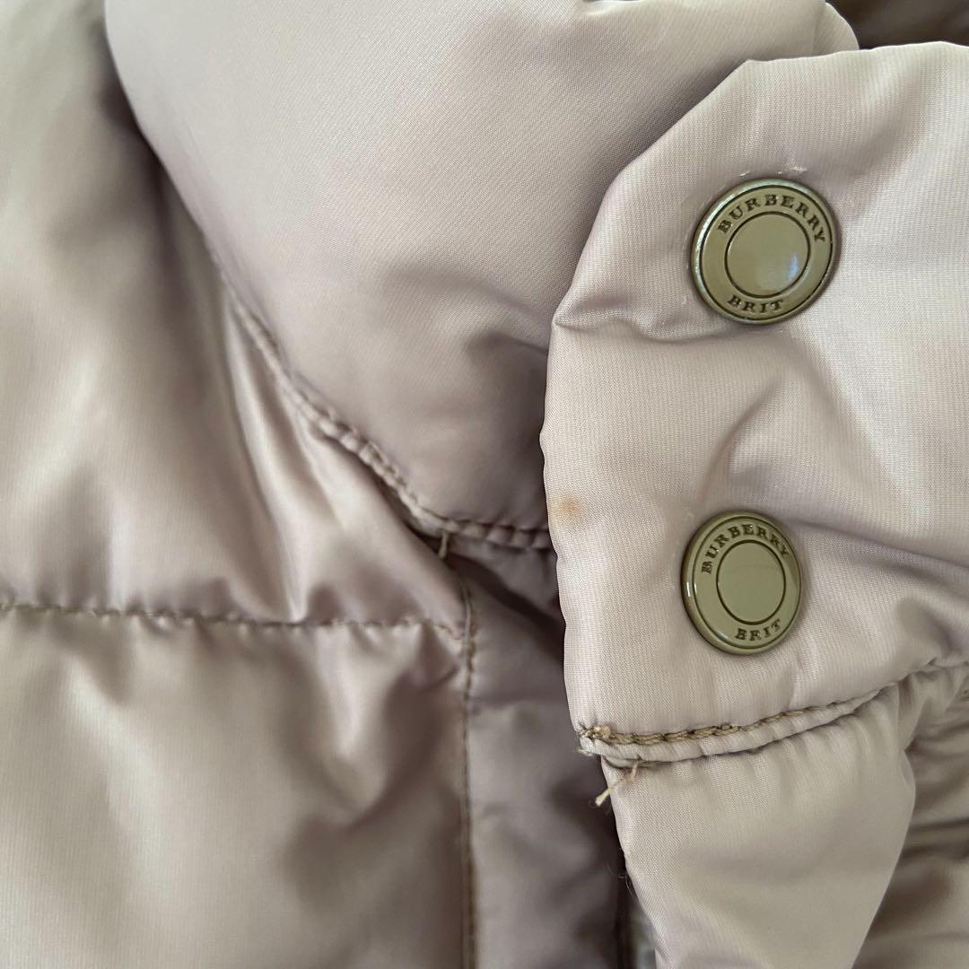 BURBERRY BRIT メガノバチェック ダウンベスト パファーベスト　L