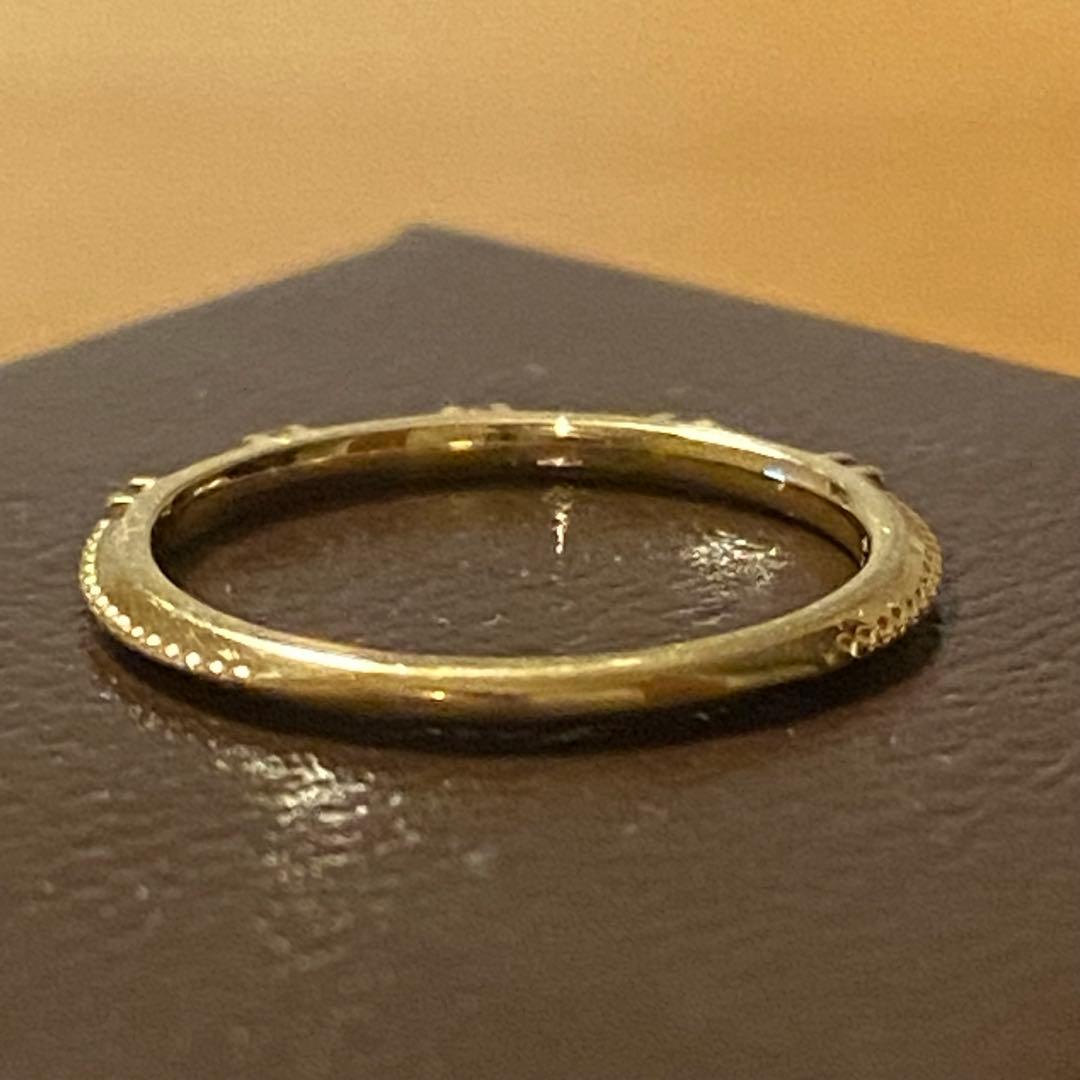 アガット⭐︎K18ダイヤモンドピンキーリング⭐︎現行品