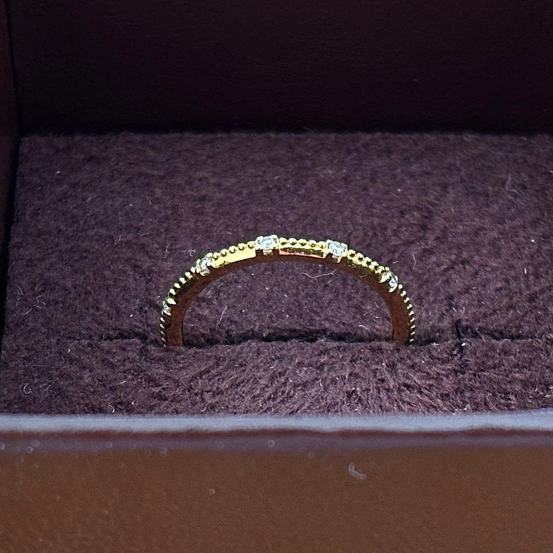 アガット⭐︎K18ダイヤモンドピンキーリング⭐︎現行品