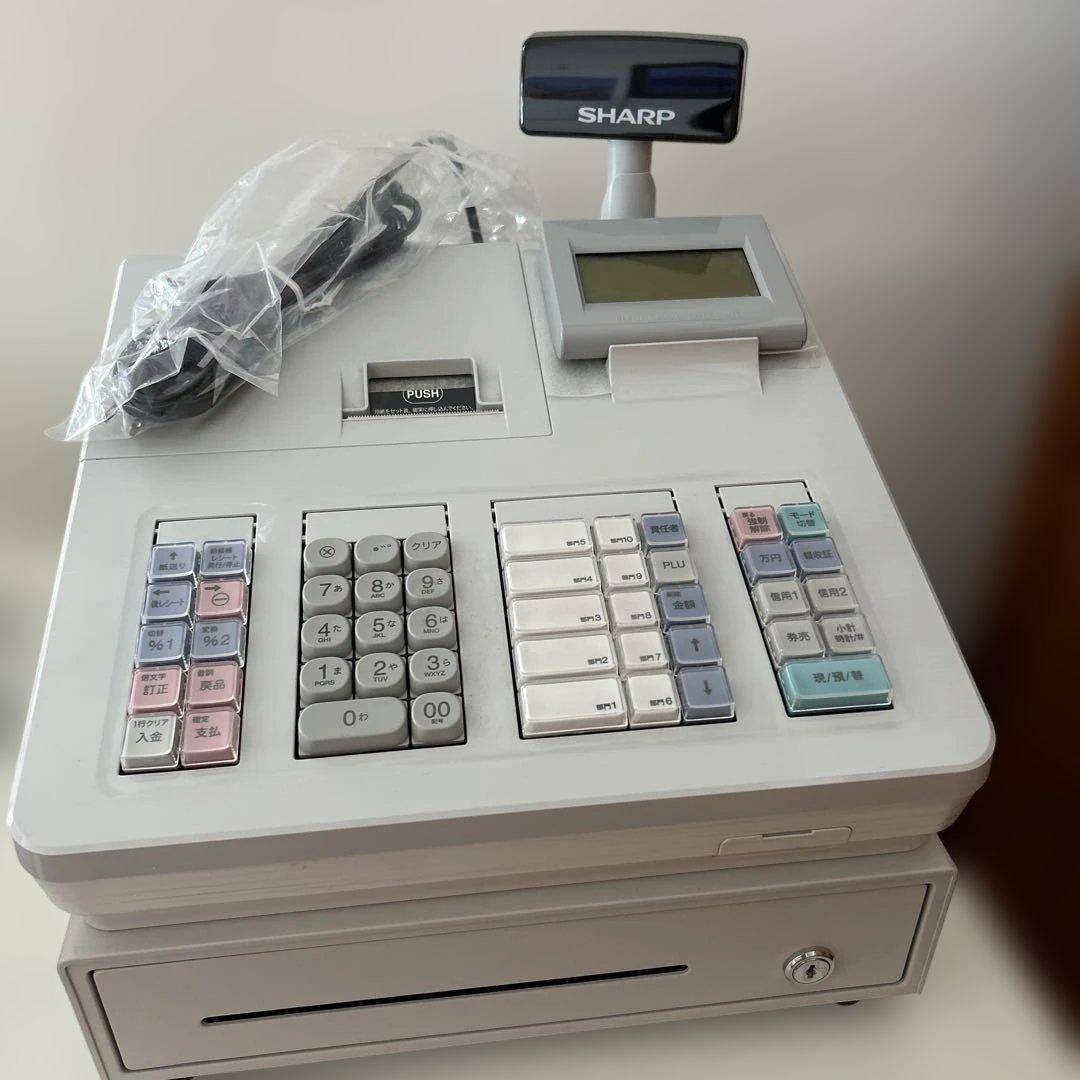 SHARP レジスター ホワイト