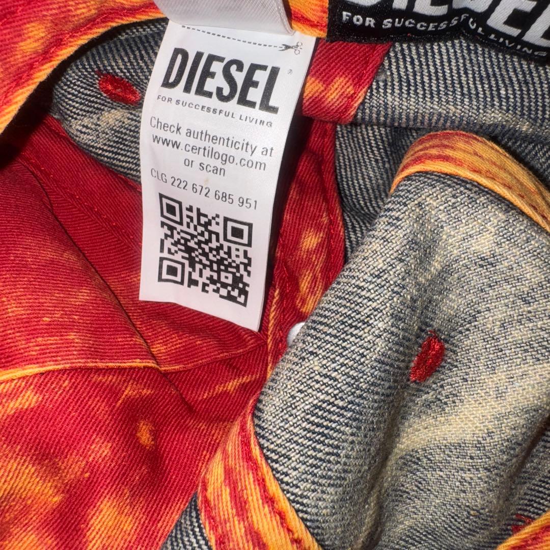 DIESEL ディーゼル キャップ 帽子 キャップデニムロゴ