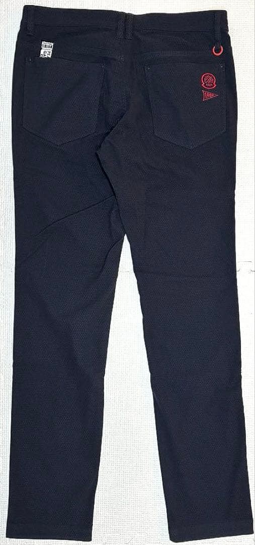 パーリーゲイツ ドビーピラミッド 表ピーチボンディング5Pパンツ（NAV／5）