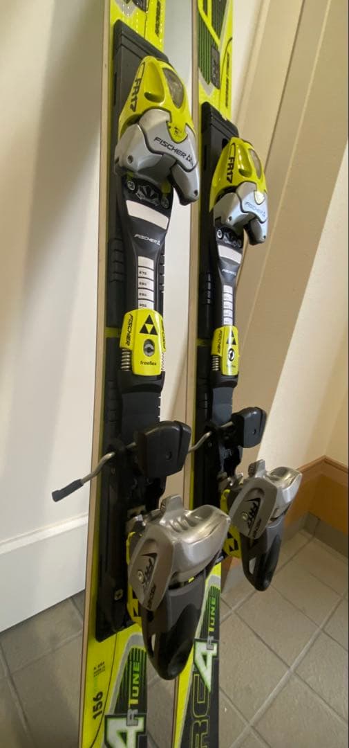 フィッシャー156㎝板、ビンディングセット