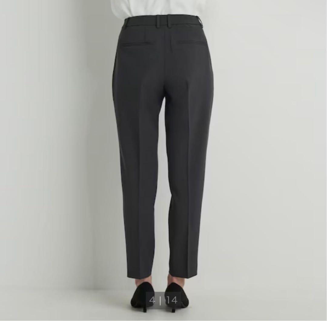 【美品】プラステ プレミアムオックス ノーカラー パンツ セットアップ 洗濯可