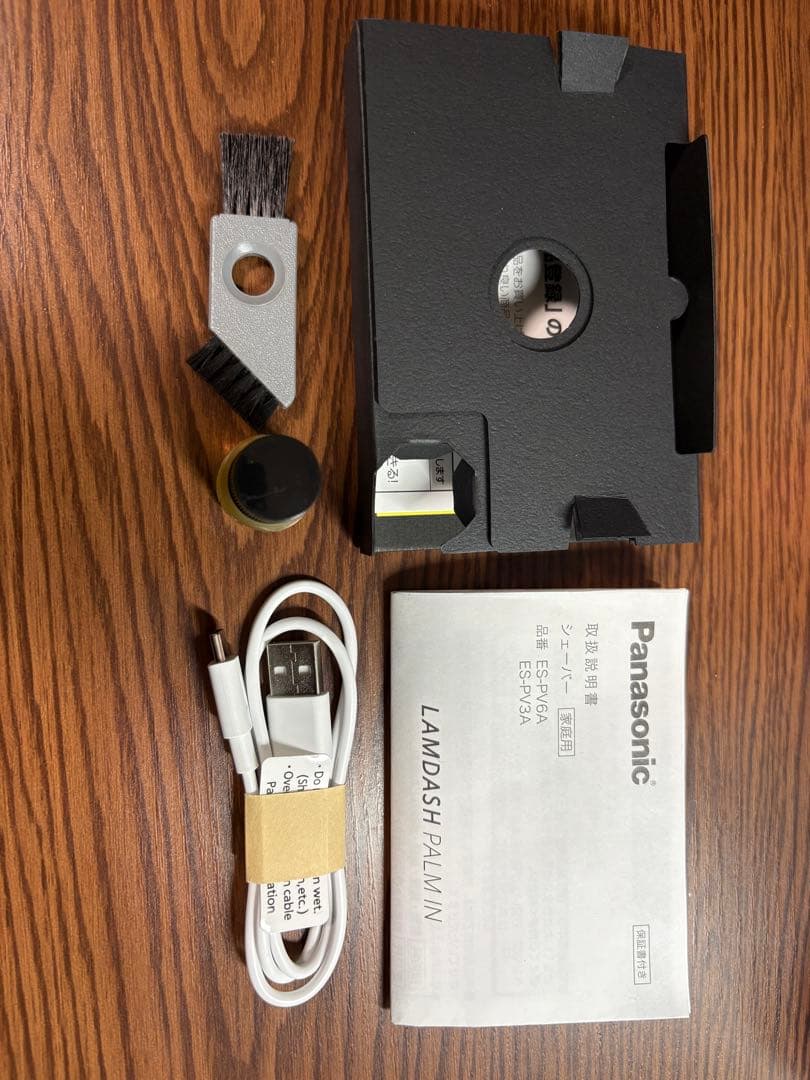 パナソニック ラムダッシュ パームインシェーバー 5枚刃 マーブルブラック