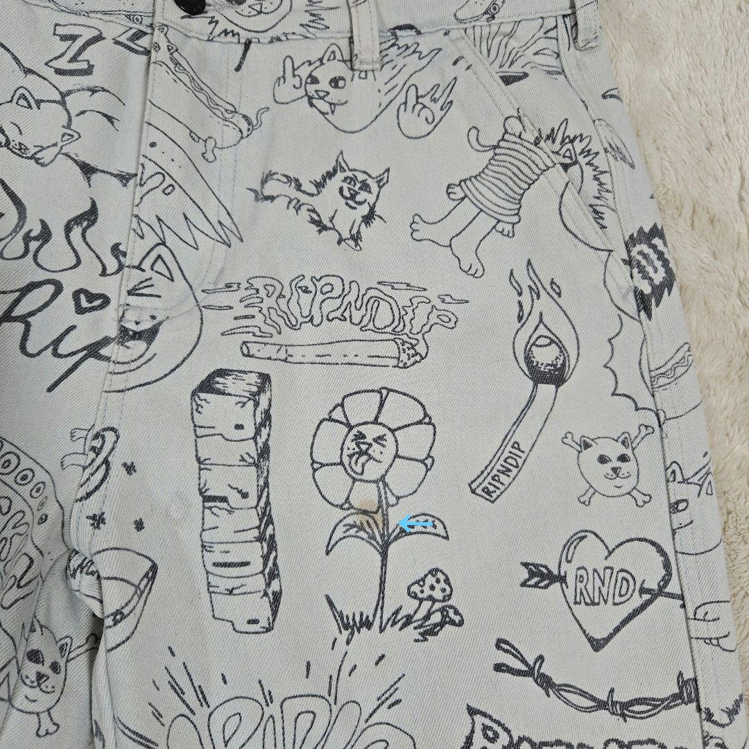 Ripndip リップンディップ シャーピー デニム 上下 セットアップ 即完売