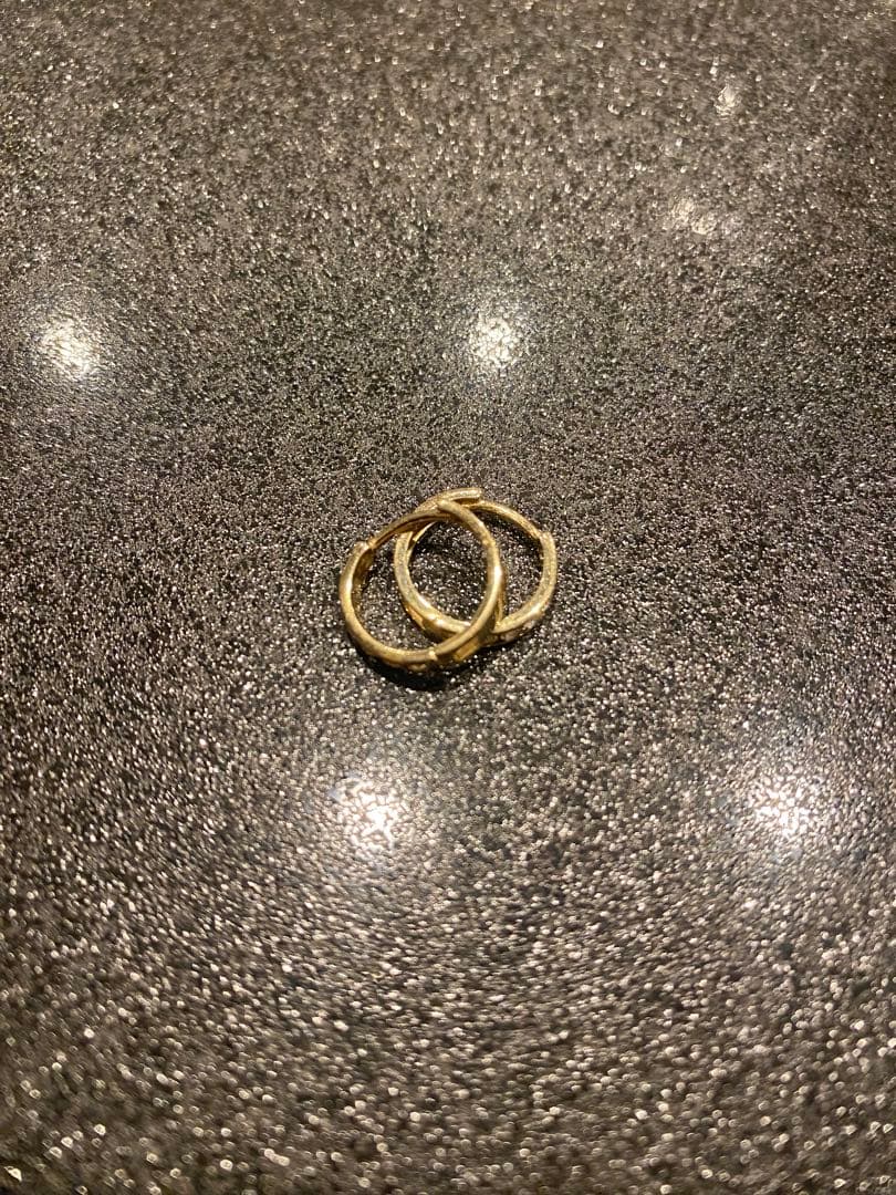 AVALANCHE 10kイエローゴールドピアス　2個セット