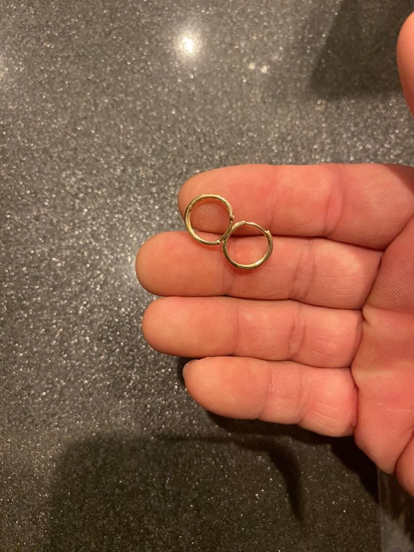 AVALANCHE 10kイエローゴールドピアス　2個セット