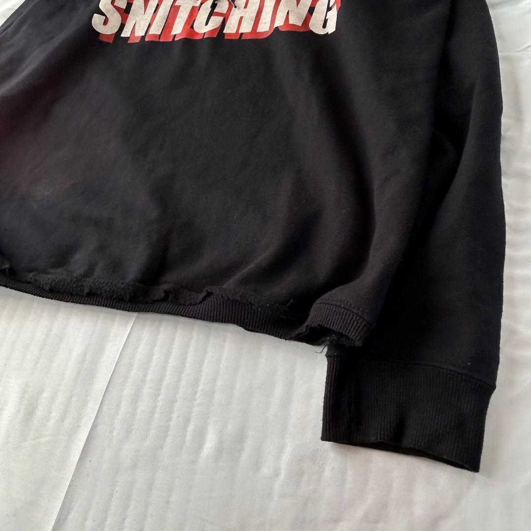 VLONE プルオーバーパーカー ブラック L FRIENDS NO CAP